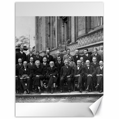 1927 Solvay Conference On Quantum Mechanics Canvas 18  X 24   by thearts