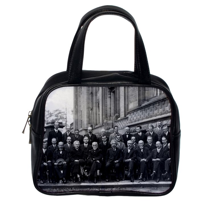 1927 Solvay Conference on Quantum Mechanics Classic Handbags (One Side)