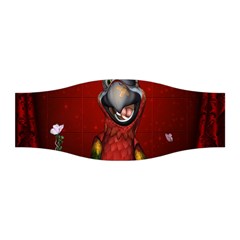 Funny, Cute Parrot With Butterflies Stretchable Headband by FantasyWorld7