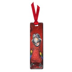 Funny, Cute Parrot With Butterflies Small Book Marks by FantasyWorld7