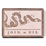 Original Design, Join or Die, Benjamin Franklin Political Cartoon Large Doormat  30 x20  Door Mat