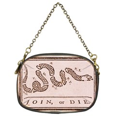 Original Design, Join Or Die, Benjamin Franklin Political Cartoon Chain Purses (one Side)  by thearts