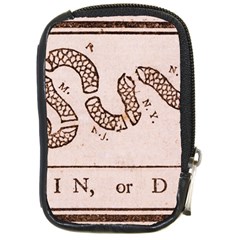 Original Design, Join Or Die, Benjamin Franklin Political Cartoon Compact Camera Cases