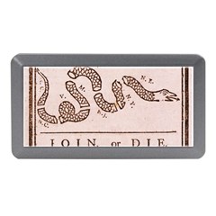 Original Design, Join Or Die, Benjamin Franklin Political Cartoon Memory Card Reader (mini) by thearts