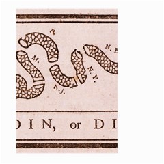 Original Design, Join Or Die, Benjamin Franklin Political Cartoon Large Garden Flag (two Sides)