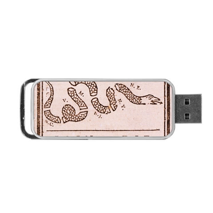 Original Design, Join or Die, Benjamin Franklin Political Cartoon Portable USB Flash (Two Sides)