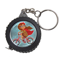 Girl On A Bike Measuring Tape by chipolinka