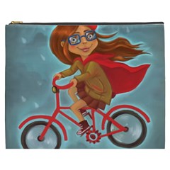 Girl On A Bike Cosmetic Bag (xxxl)  by chipolinka