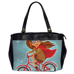 Girl On A Bike Office Handbags (2 Sides)  by chipolinka