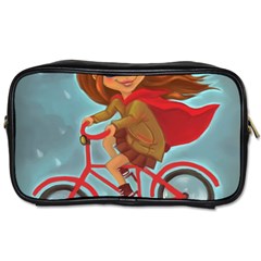 Girl On A Bike Toiletries Bags 2-side