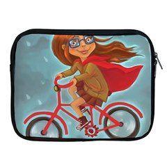 Girl On A Bike Apple Ipad 2/3/4 Zipper Cases by chipolinka