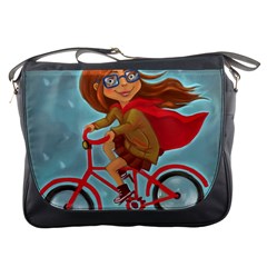 Girl On A Bike Messenger Bags