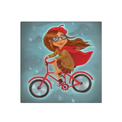 Girl On A Bike Satin Bandana Scarf