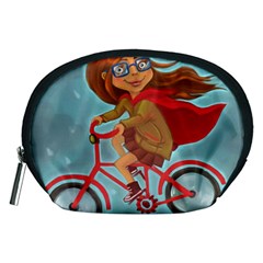 Girl On A Bike Accessory Pouches (medium)  by chipolinka