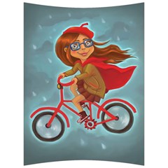 Girl On A Bike Back Support Cushion