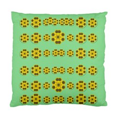 Sun Flowers For The Soul At Peace Standard Cushion Case (one Side) by pepitasart