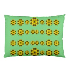 Sun Flowers For The Soul At Peace Pillow Case (two Sides) by pepitasart