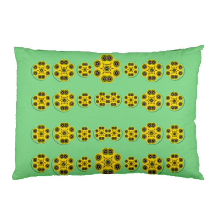 Sun Flowers For The Soul At Peace Pillow Case (Two Sides)