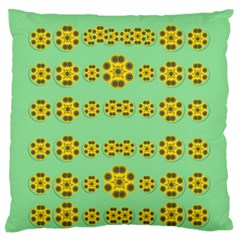 Sun Flowers For The Soul At Peace Standard Flano Cushion Case (one Side) by pepitasart