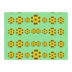 Sun Flowers For The Soul At Peace Double Sided Flano Blanket (mini)  by pepitasart