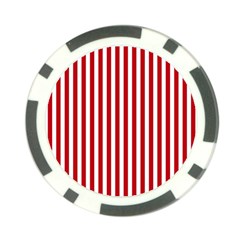 Red Stripes Poker Chip Card Guard (10 Pack) by jumpercat