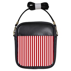 Red Stripes Girls Sling Bags by jumpercat