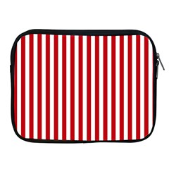 Red Stripes Apple Ipad 2/3/4 Zipper Cases by jumpercat