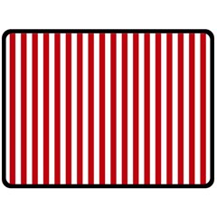 Red Stripes Double Sided Fleece Blanket (large)  by jumpercat