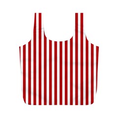 Red Stripes Full Print Recycle Bags (m)  by jumpercat