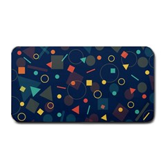 Blue Background Backdrop Geometric Medium Bar Mats by Nexatart