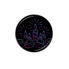 Advent Wreath Candles Advent Hat Clip Ball Marker (4 Pack)