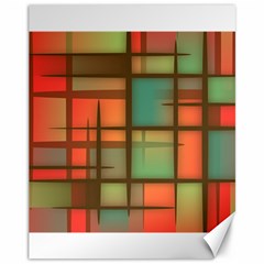 Background Abstract Colorful Canvas 11  X 14   by Nexatart