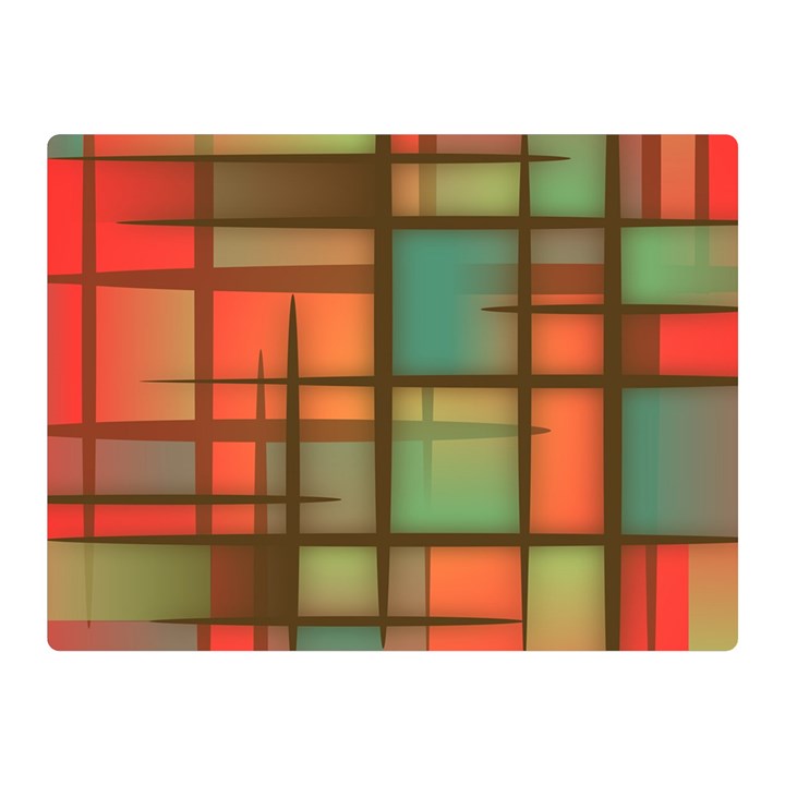 Background Abstract Colorful Double Sided Flano Blanket (Mini) 