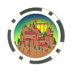 Mountain Village Mountain Village Poker Chip Card Guard by Nexatart