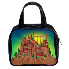 Mountain Village Mountain Village Classic Handbags (2 Sides) by Nexatart