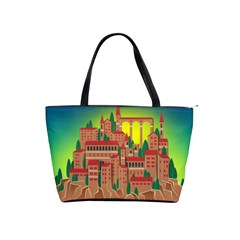 Mountain Village Mountain Village Shoulder Handbags by Nexatart