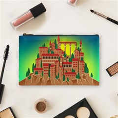 Mountain Village Mountain Village Cosmetic Bag (medium)  by Nexatart