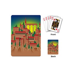 Mountain Village Mountain Village Playing Cards (mini)  by Nexatart