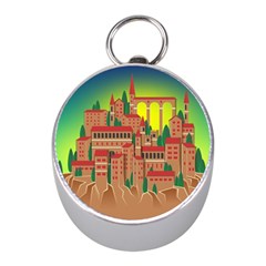 Mountain Village Mountain Village Mini Silver Compasses by Nexatart