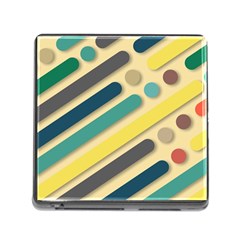 Background Vintage Desktop Color Memory Card Reader (square) by Nexatart