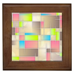 Background Abstract Grid Framed Tiles