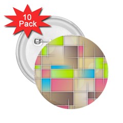 Background Abstract Grid 2.25  Buttons (10 pack) 