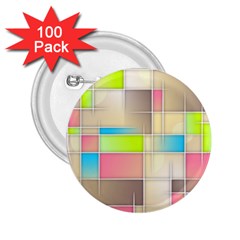 Background Abstract Grid 2.25  Buttons (100 pack) 