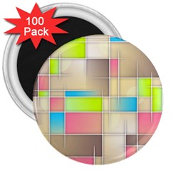 Background Abstract Grid 3  Magnets (100 pack)