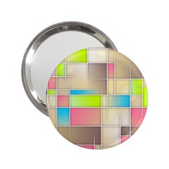 Background Abstract Grid 2.25  Handbag Mirrors