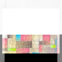 Background Abstract Grid Rectangular Jigsaw Puzzl