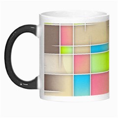 Background Abstract Grid Morph Mugs