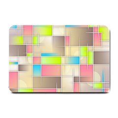 Background Abstract Grid Small Doormat 