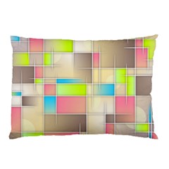 Background Abstract Grid Pillow Case by Nexatart