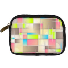 Background Abstract Grid Digital Camera Cases